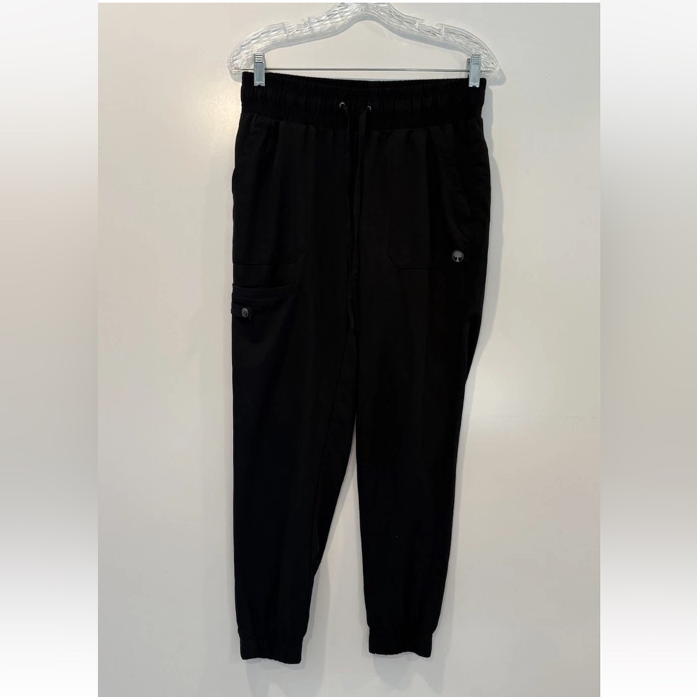 Healing Hands Mens Black Jogger Scrub Pants Size‎ Small